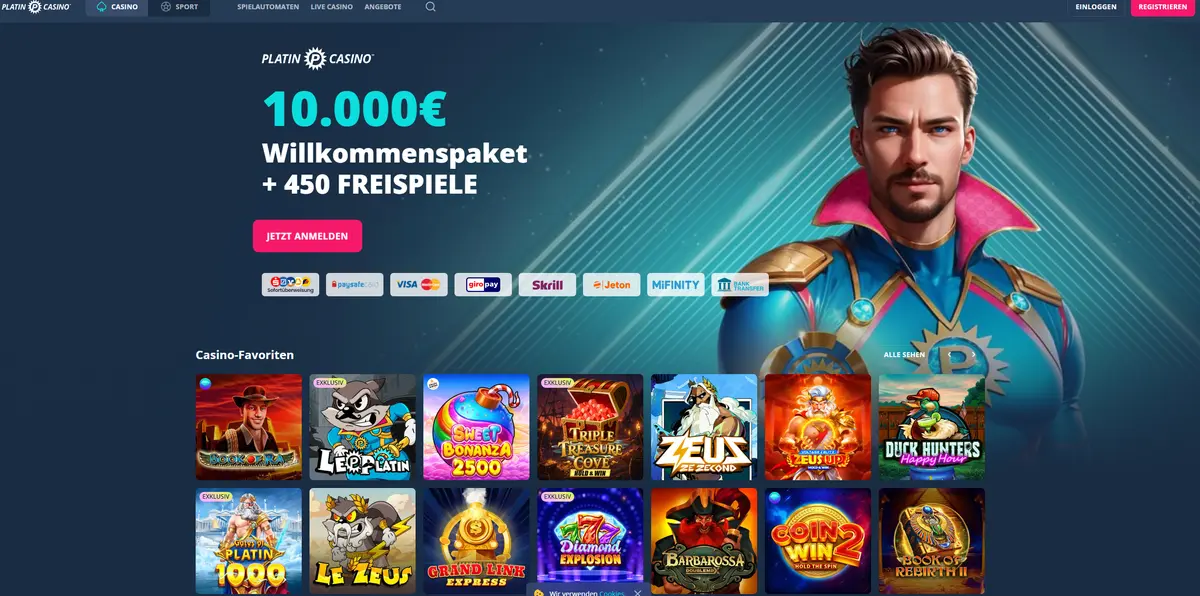 Platin Casino casino ohne Einschränkungen
